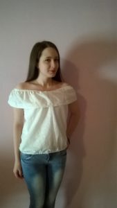 ELISABETTA off shoulder bianca