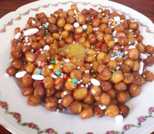 Struffoli impiattati