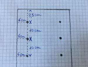 schema indicativo per i buchi